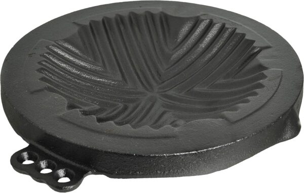 Trading Korean Traditional Cast Iron Mongolian BBQ Grill Pan Stovetop, 10 Inches x 2 Inches (25cm)